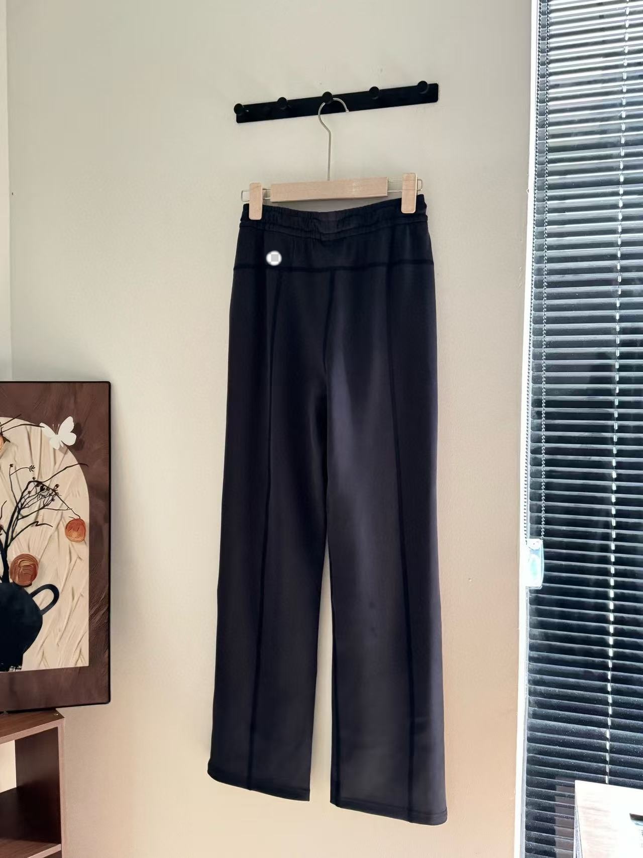 LU家石墨灰休闲裤子