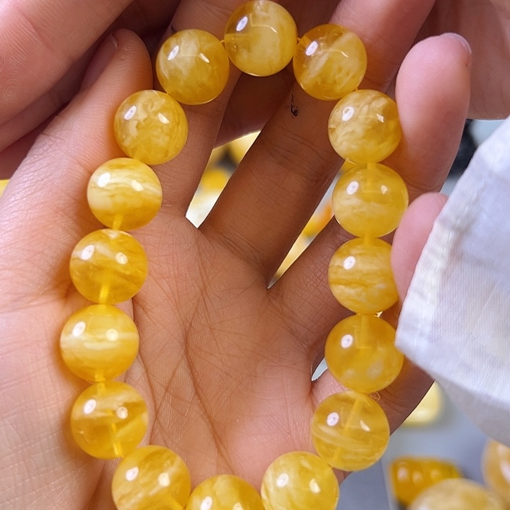 蜜蜡颈饰未镶嵌蜜蜡