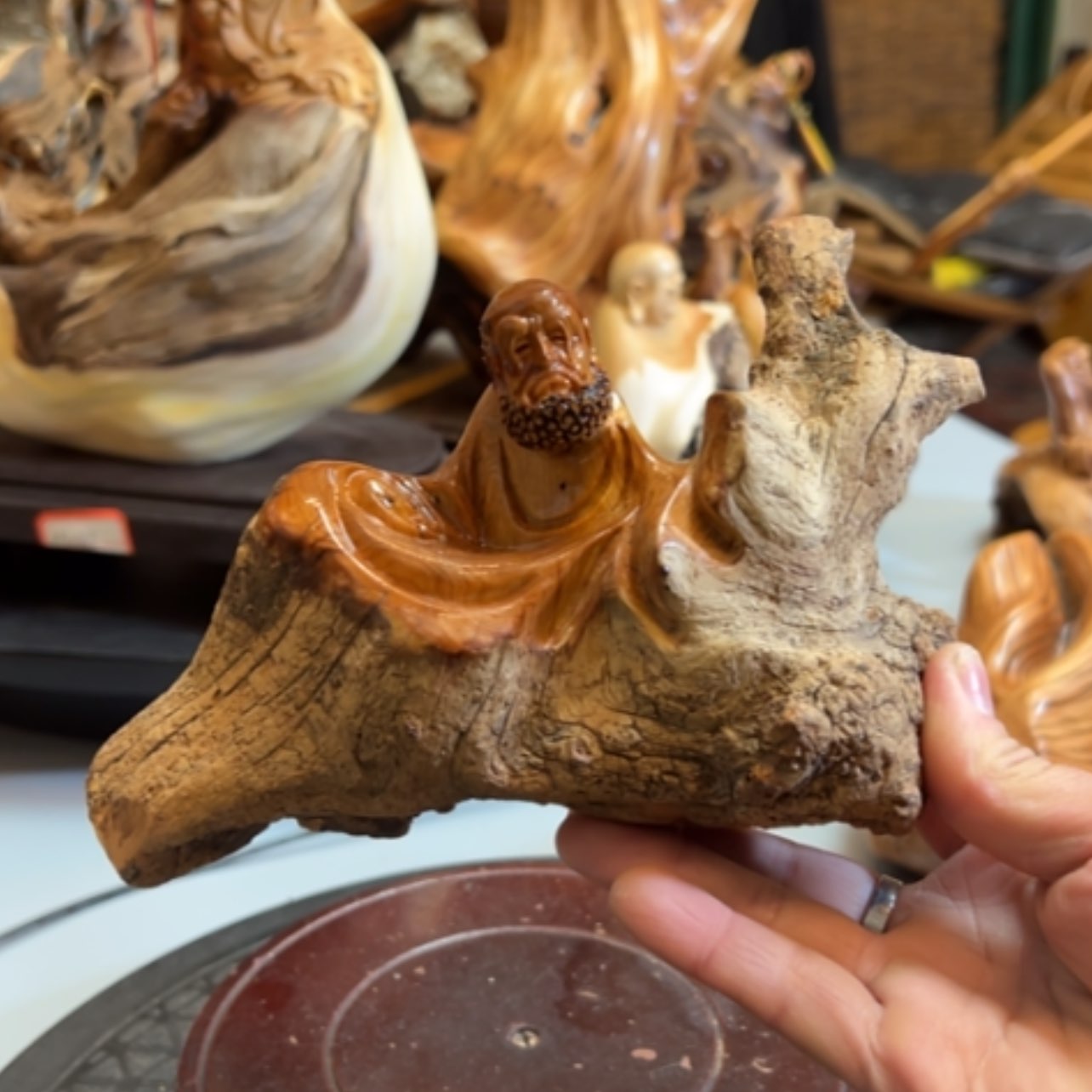 【闪购商品】柏木工艺品摆件工艺品