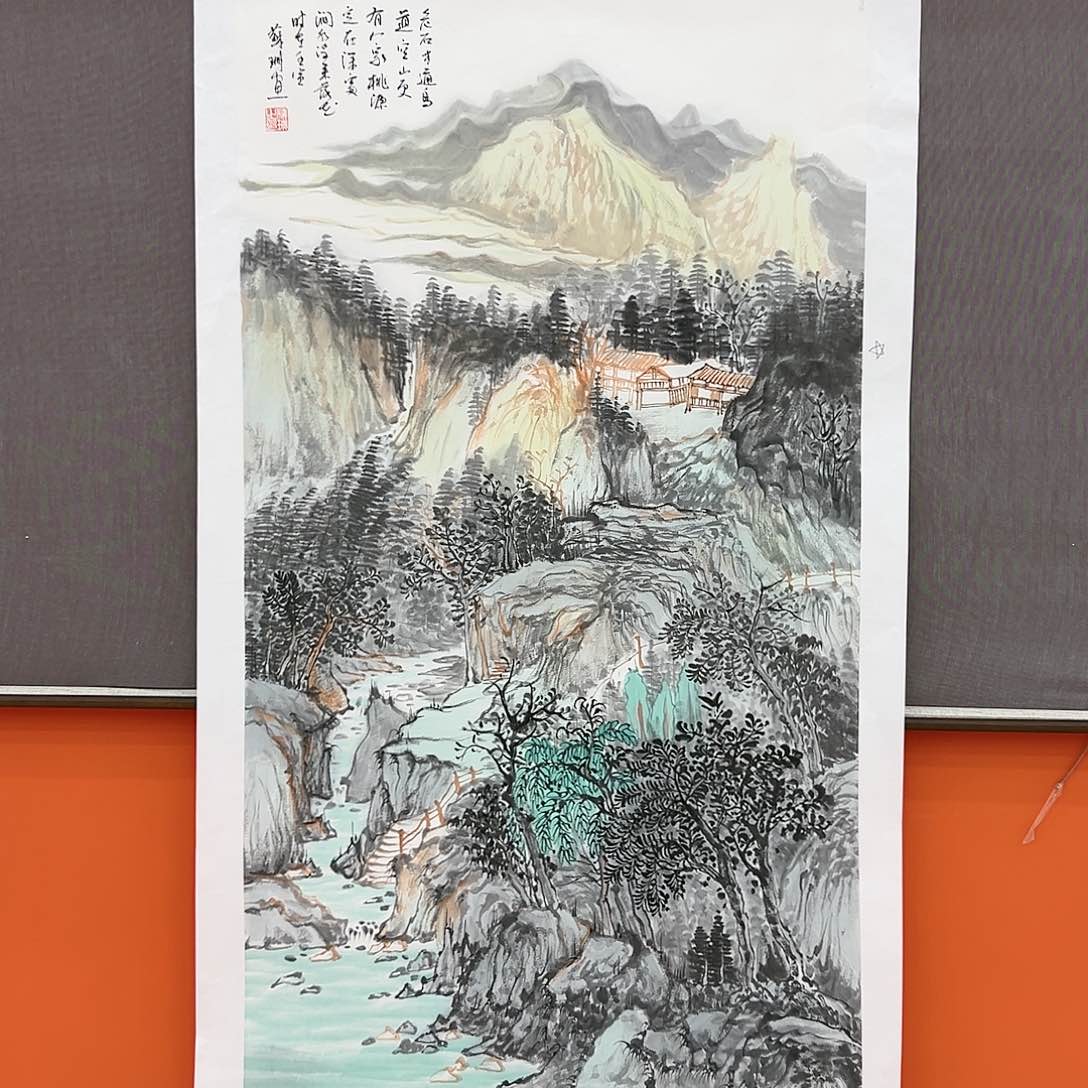 国画苏珊展览原作