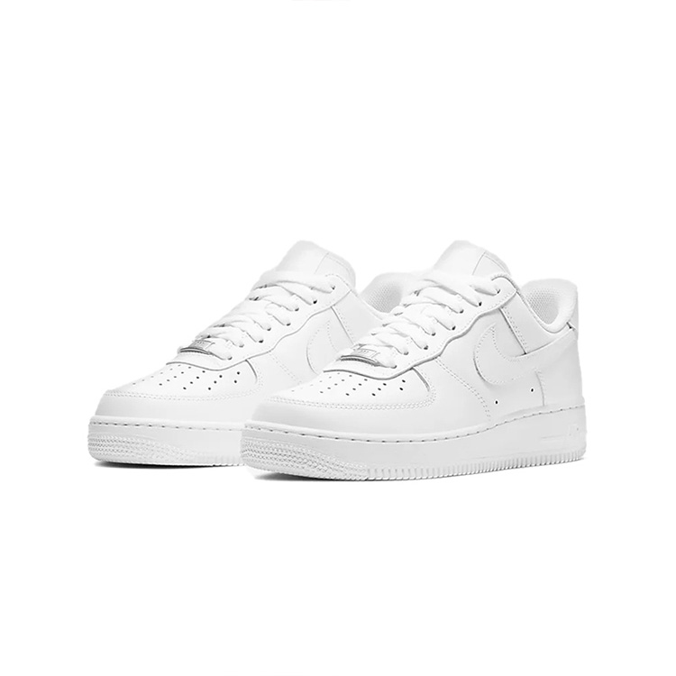NIKE/耐克AF1男女同款 复古 纯白 运动 生活 系列低帮鞋DD8959100