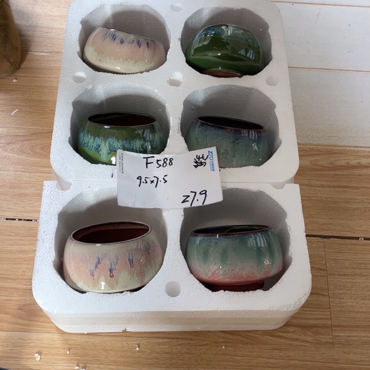 粗陶多肉花盆微瑕588