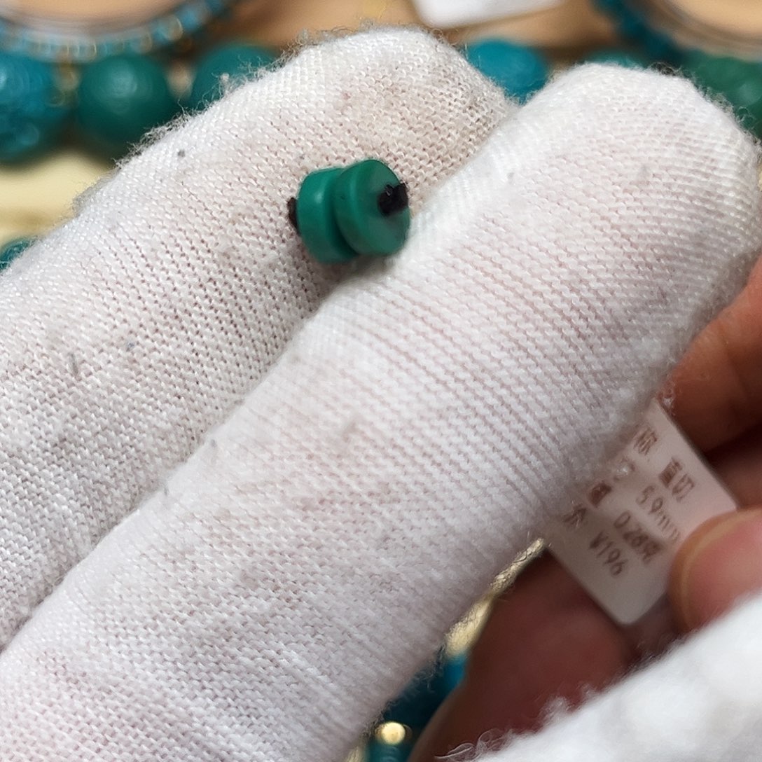 绿松石未镶嵌珠宝奇石801/6mm