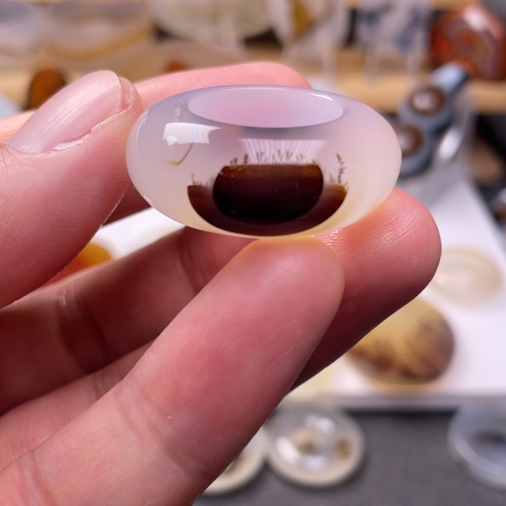 玛瑙/玉髓未镶嵌吊坠(不含链)