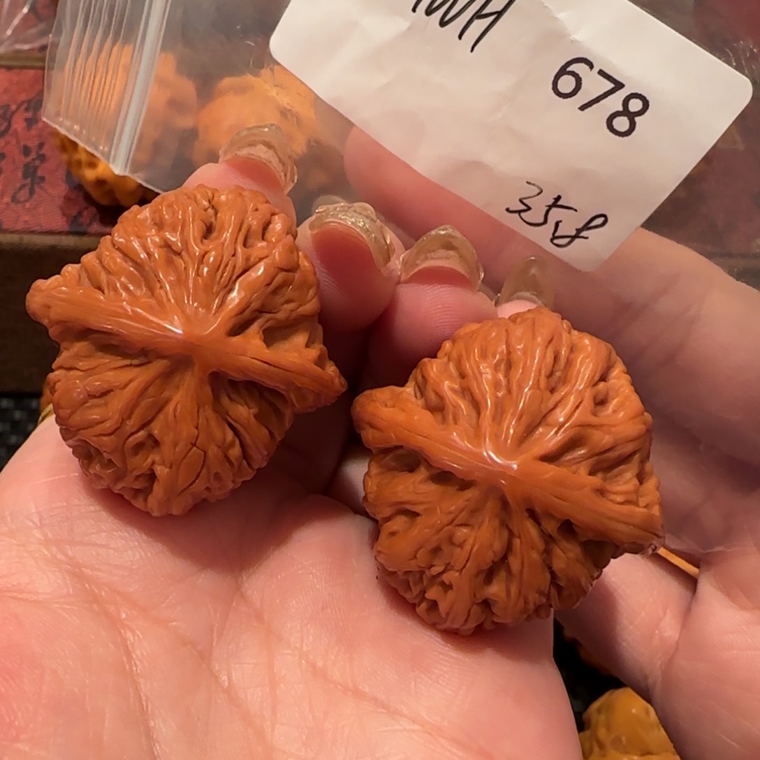 桃核吊坠迷你粗筋35精品