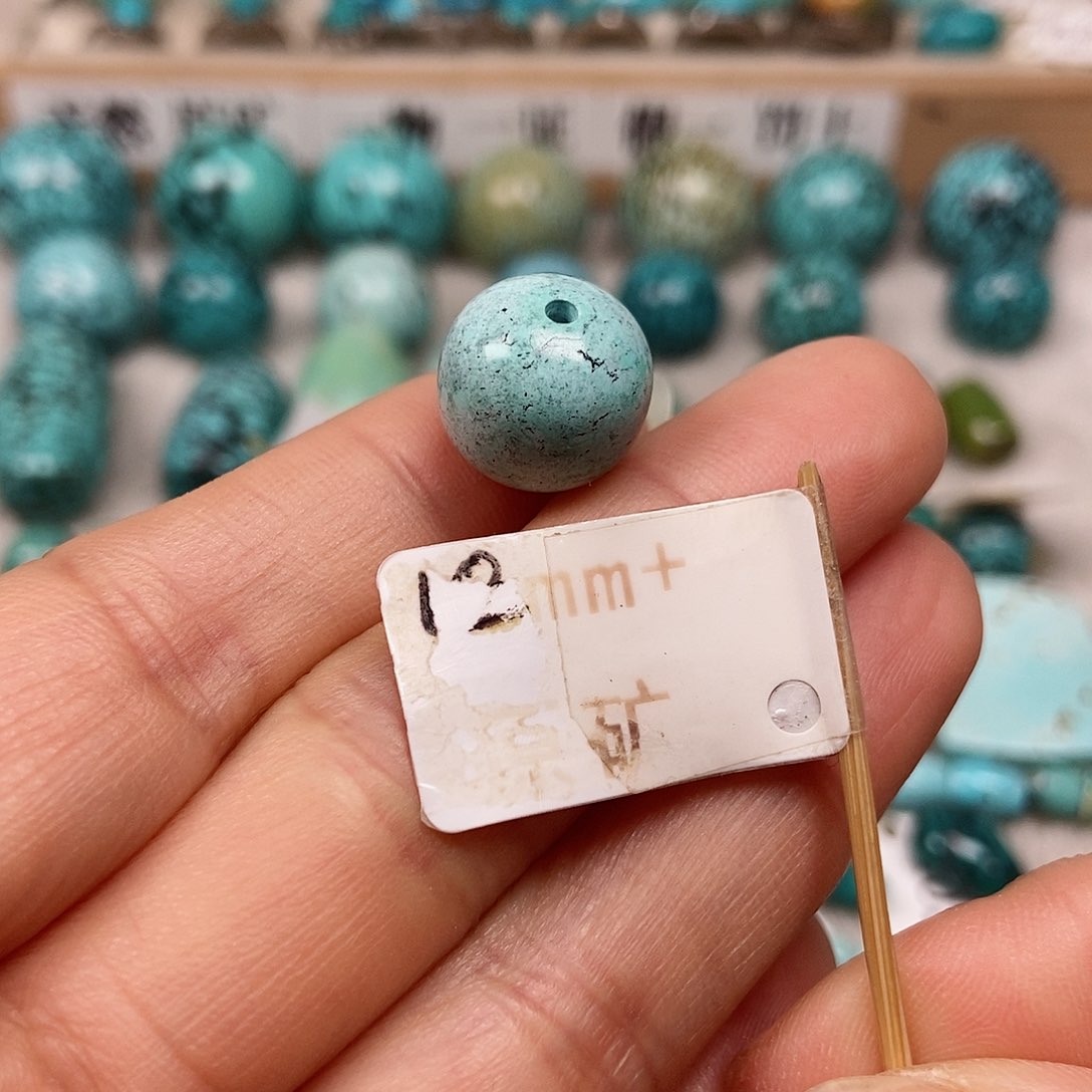 未镶嵌绿松石珠宝半成品