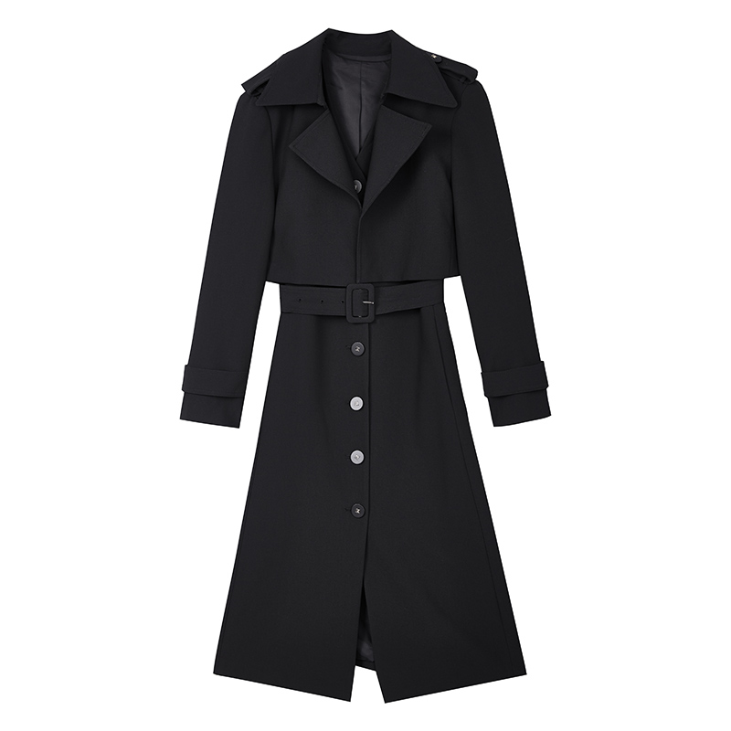 【尚雅专属】高级感风衣连衣裙两件套N1227