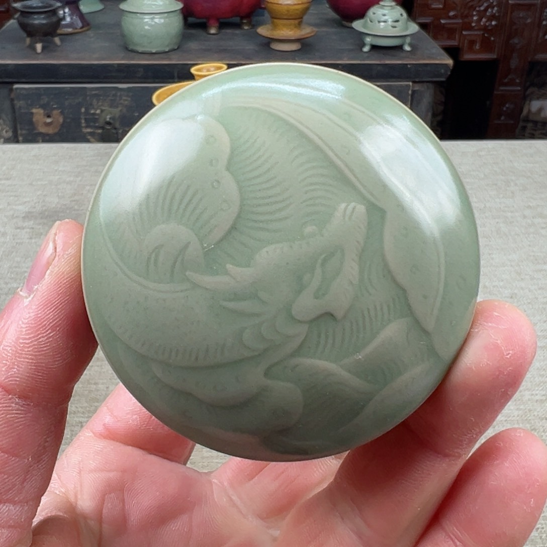 瓷片正能量陶瓷艺术品