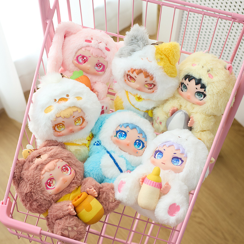 【果果的开播福福】正版潮玩盲盒毛绒系列挂件