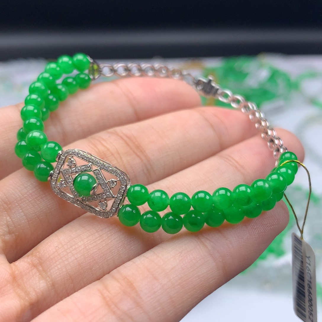 翡翠手链未镶嵌‼️新品‼️