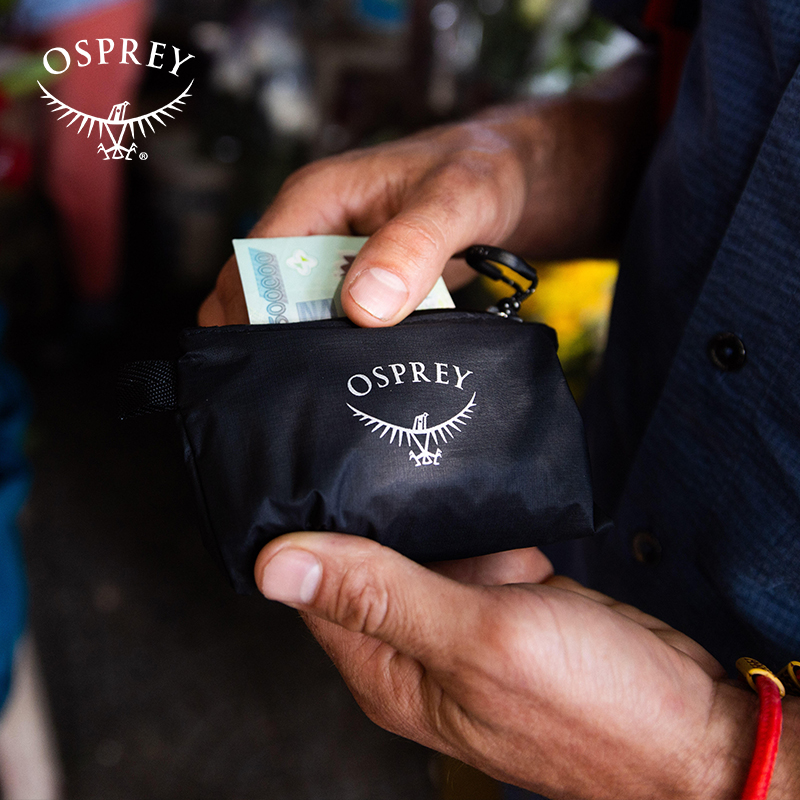 【OSPREY】户外零钱包卡包男女高科技面料防泼水钱包迷你小巧轻钱包