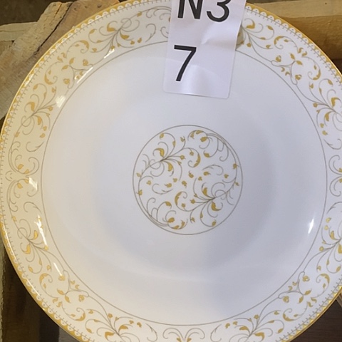 瓷六个深盘黄花n37