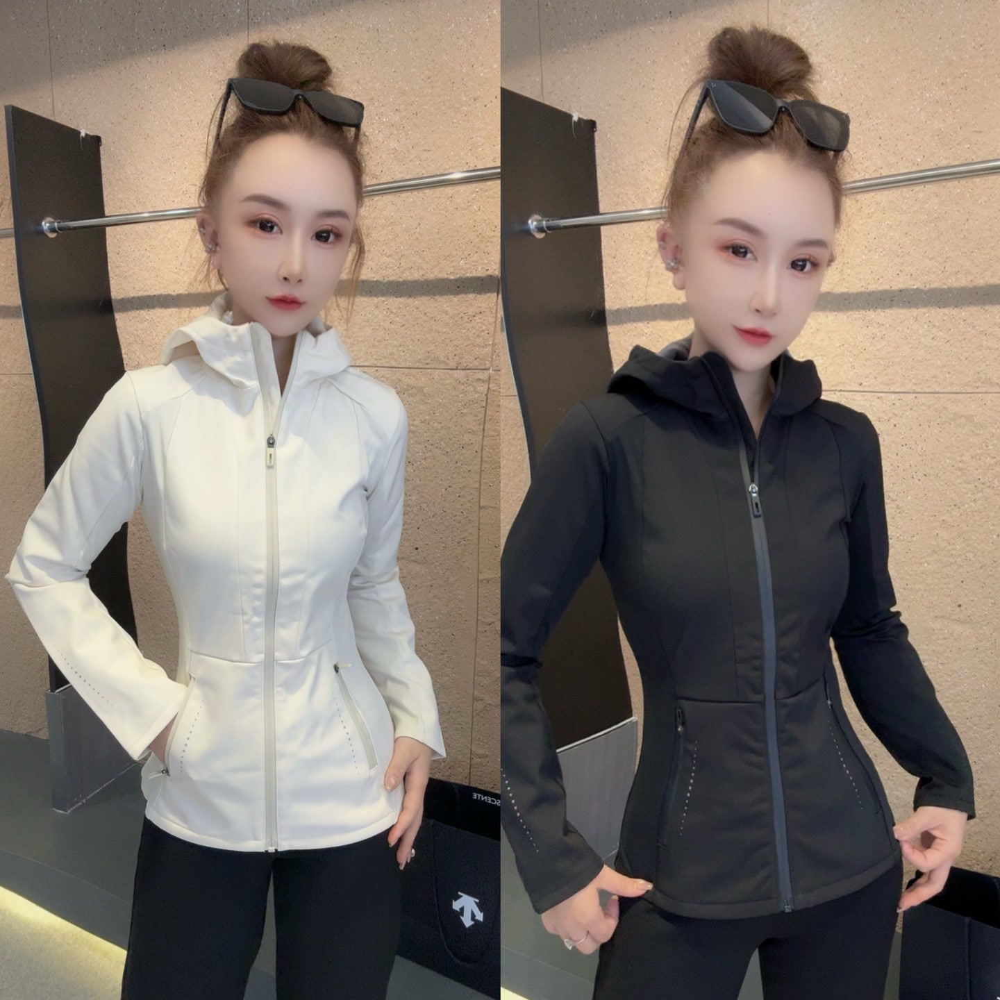 修身软壳冲锋衣女款春夏新款运动时尚百搭收腰外套