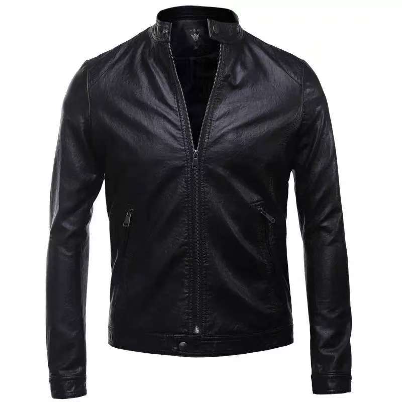 (衣服在直播间里拍，以实物为准）女士春秋短款皮夹克