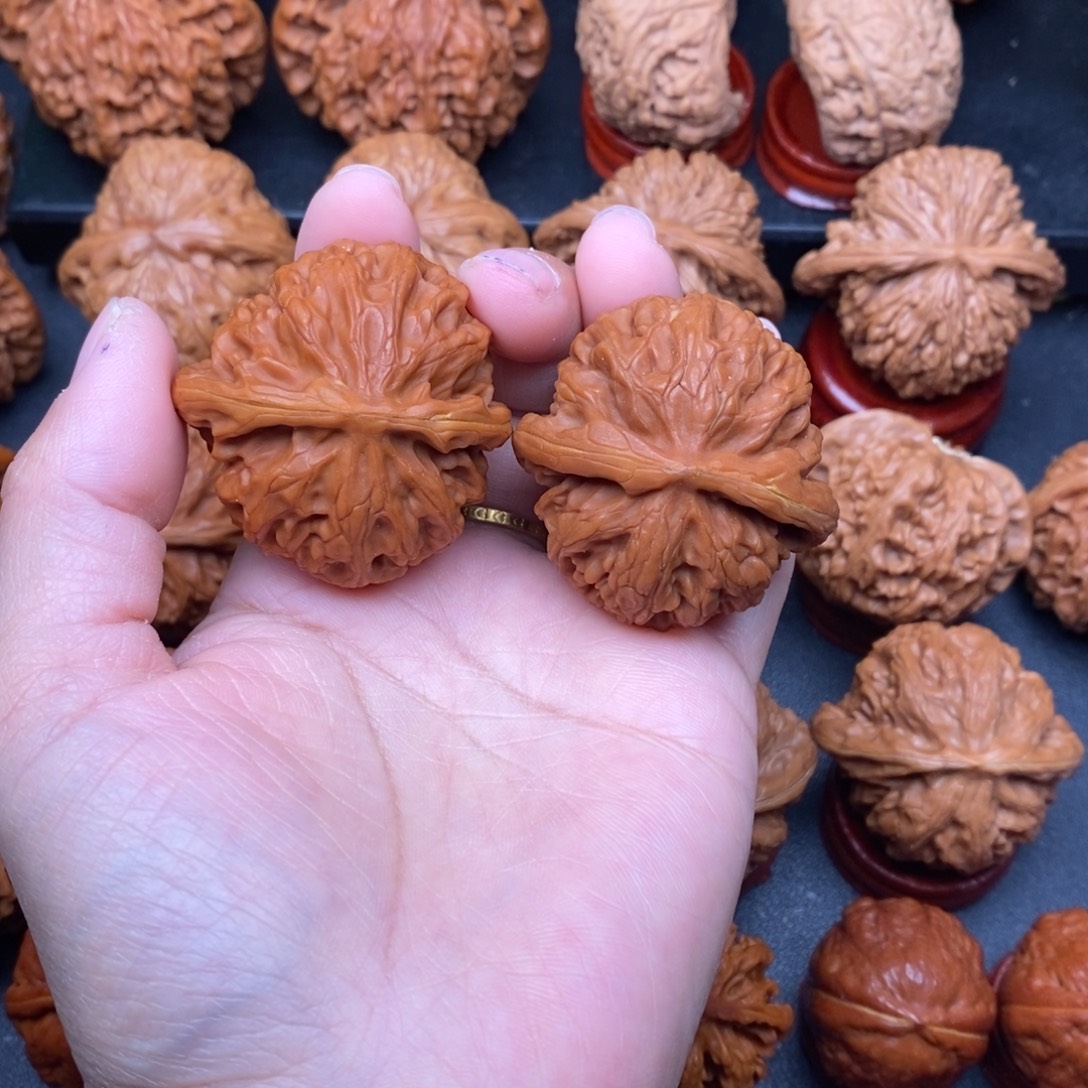 文玩核桃把件42宫灯练手对强迫症勿拍