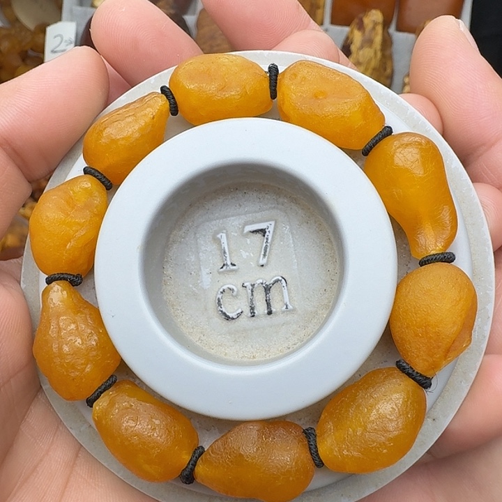 蜜蜡未镶嵌裸石天然蜜蜡手串