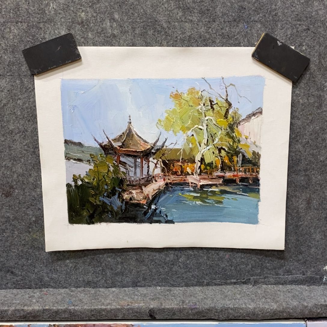 油画风景油画作品