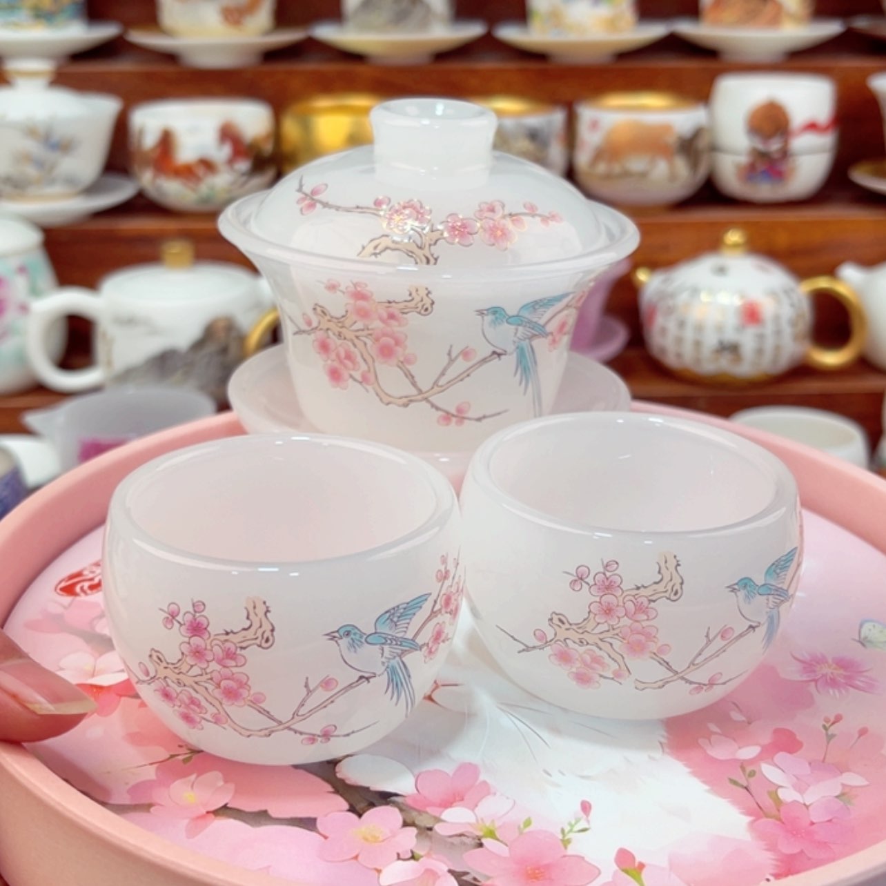 【闪购商品】高货羊脂玉瓷陶瓷茶具