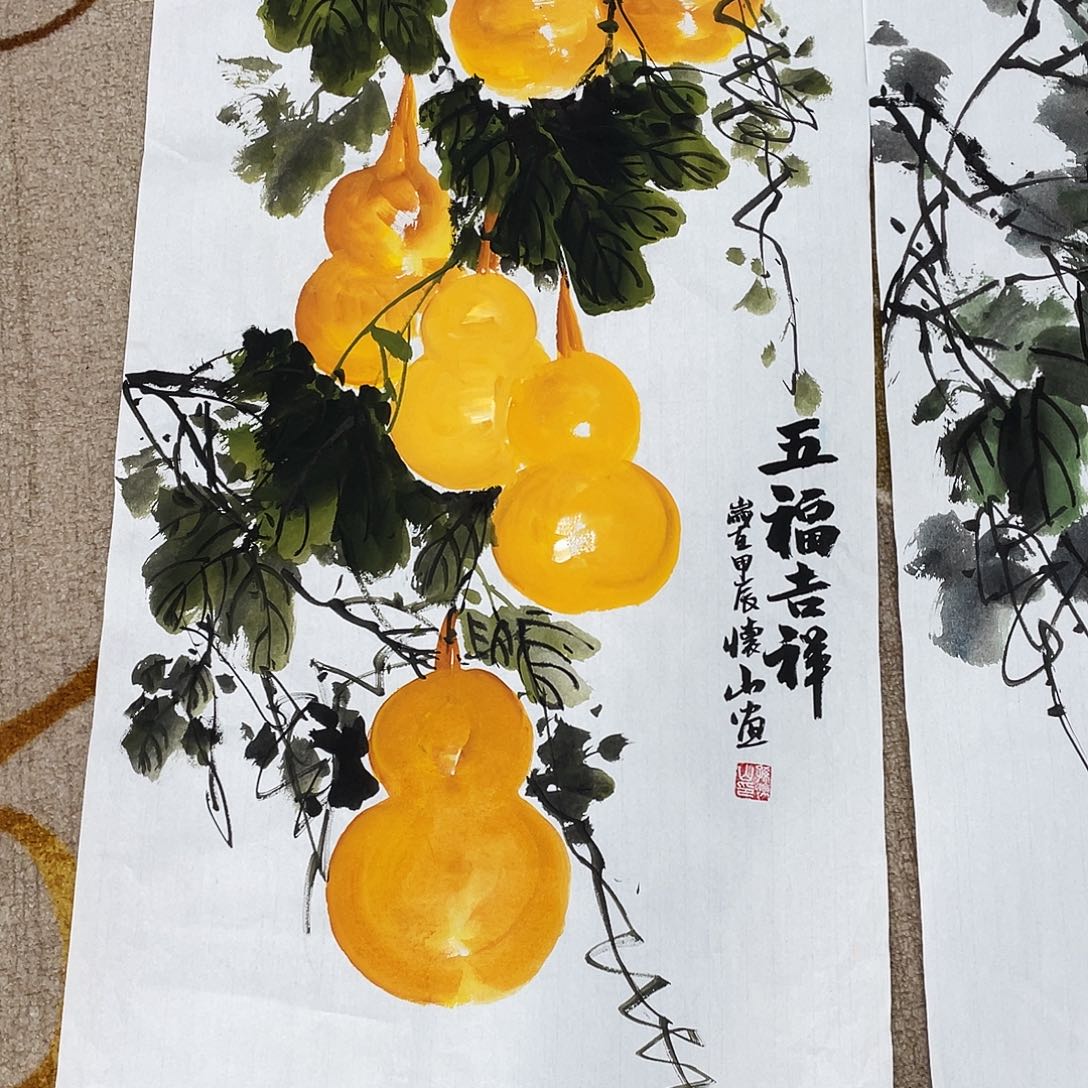 国画养*人定制作品作者怀山