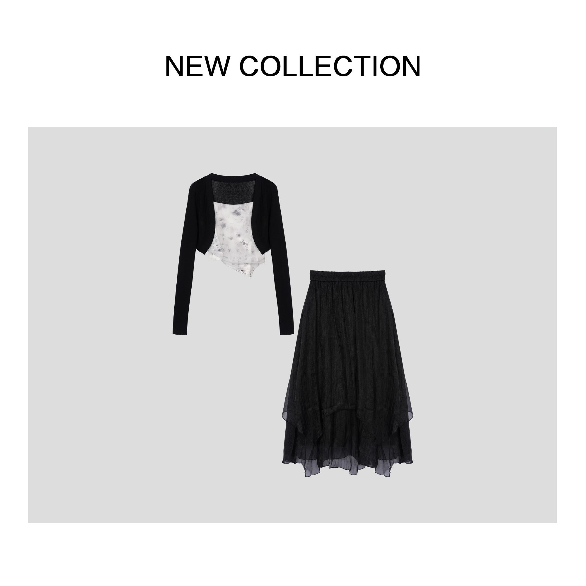 【芳芳专属】D5F26052 女士夏季时尚轻奢气质三件套