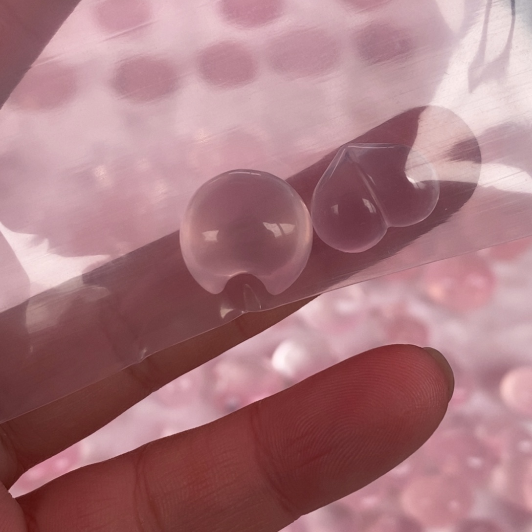 未镶嵌芙蓉石吊坠(赠链)粉水晶吊坠