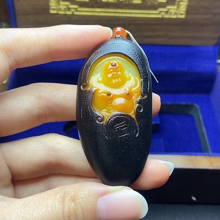 和田玉未镶嵌挂件天*N