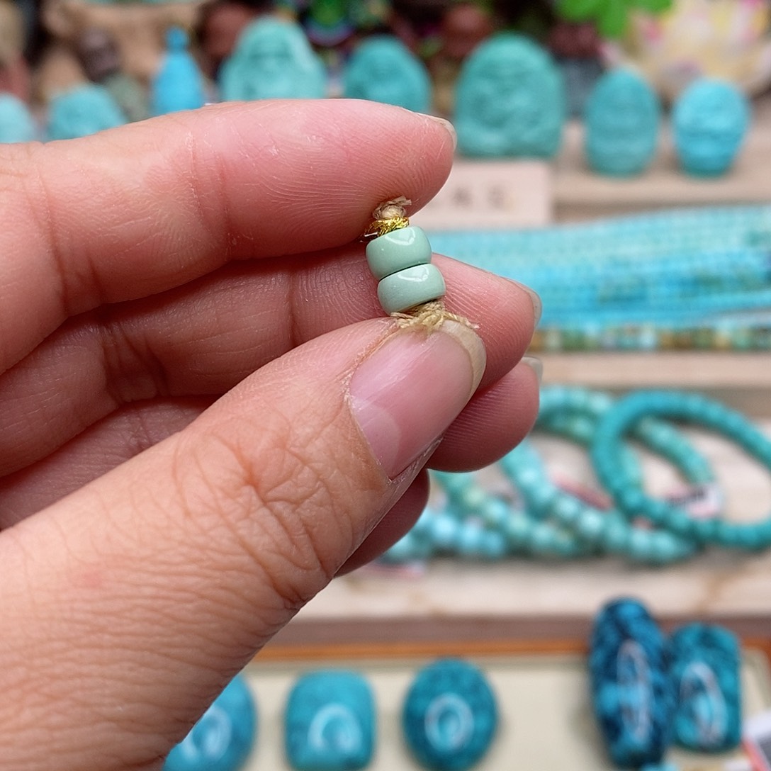 绿松石珠宝奇石未镶嵌