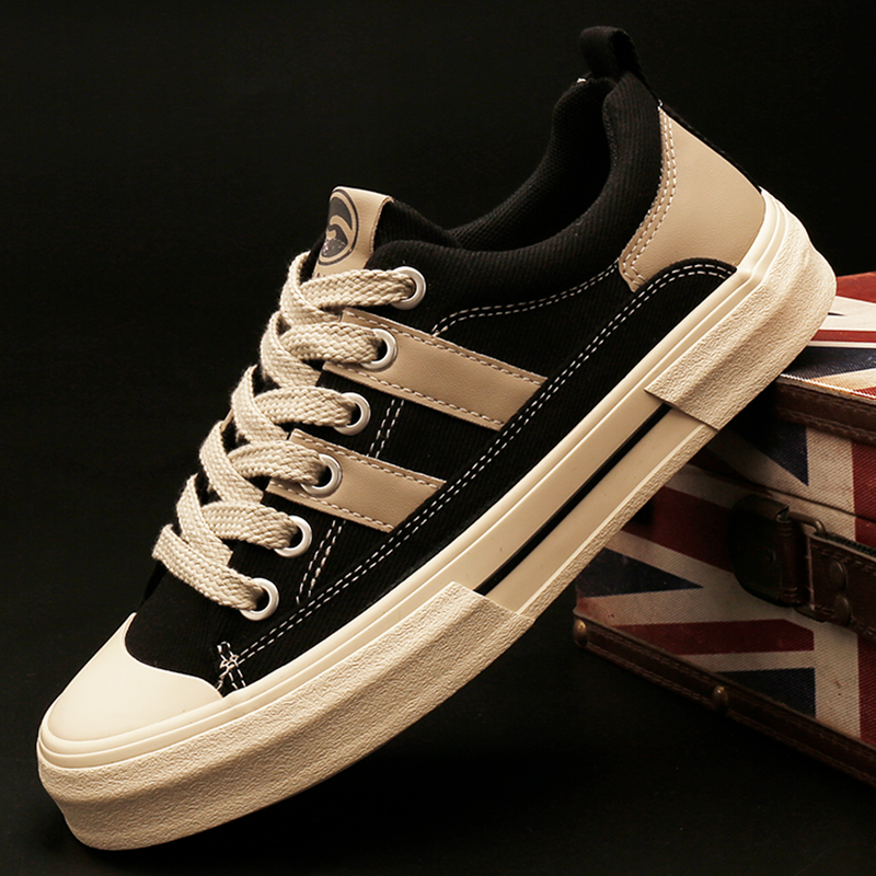 25845 男鞋经典休闲鞋男士韩版潮鞋秋季新款时尚布鞋百搭透气鞋子