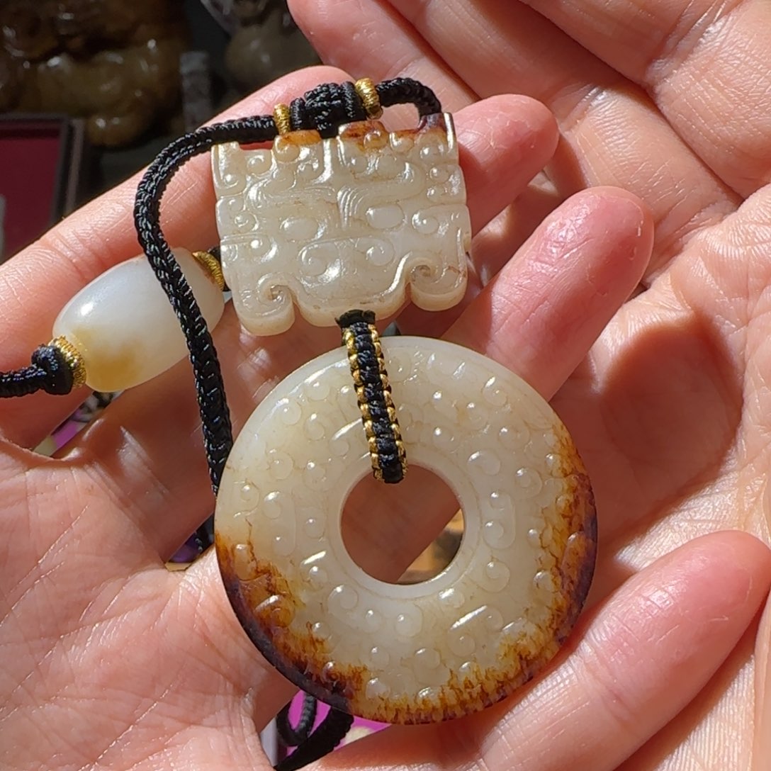 和田玉挂件未镶嵌锦*壹