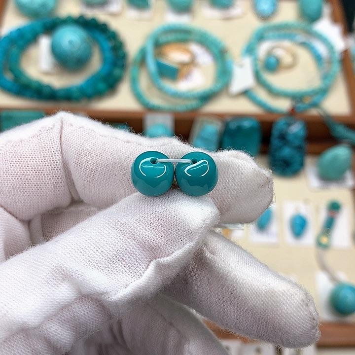 绿松石挂件未镶嵌悠***山