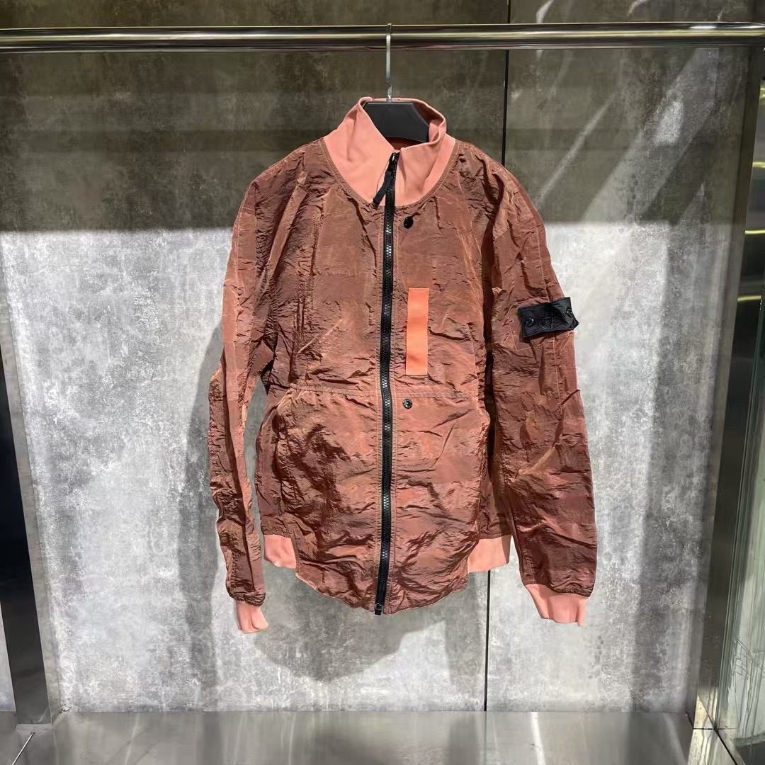 未使用 STONE ISLAND 石头岛影子系列三文鱼尼龙外套/xl码/全新