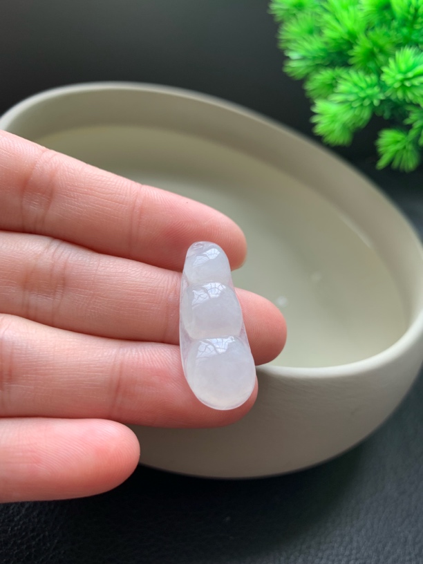 天然缅甸翡翠A货冰四季豆