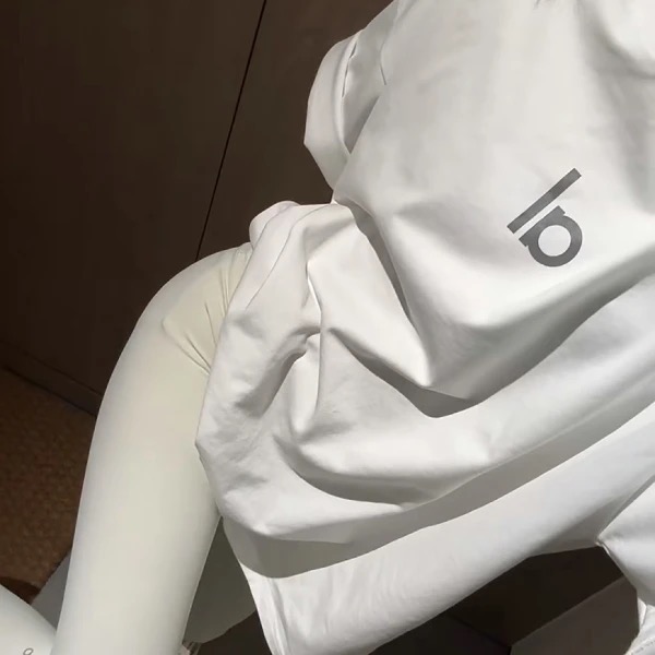 ALO 夏季宽松银标字母大版T恤