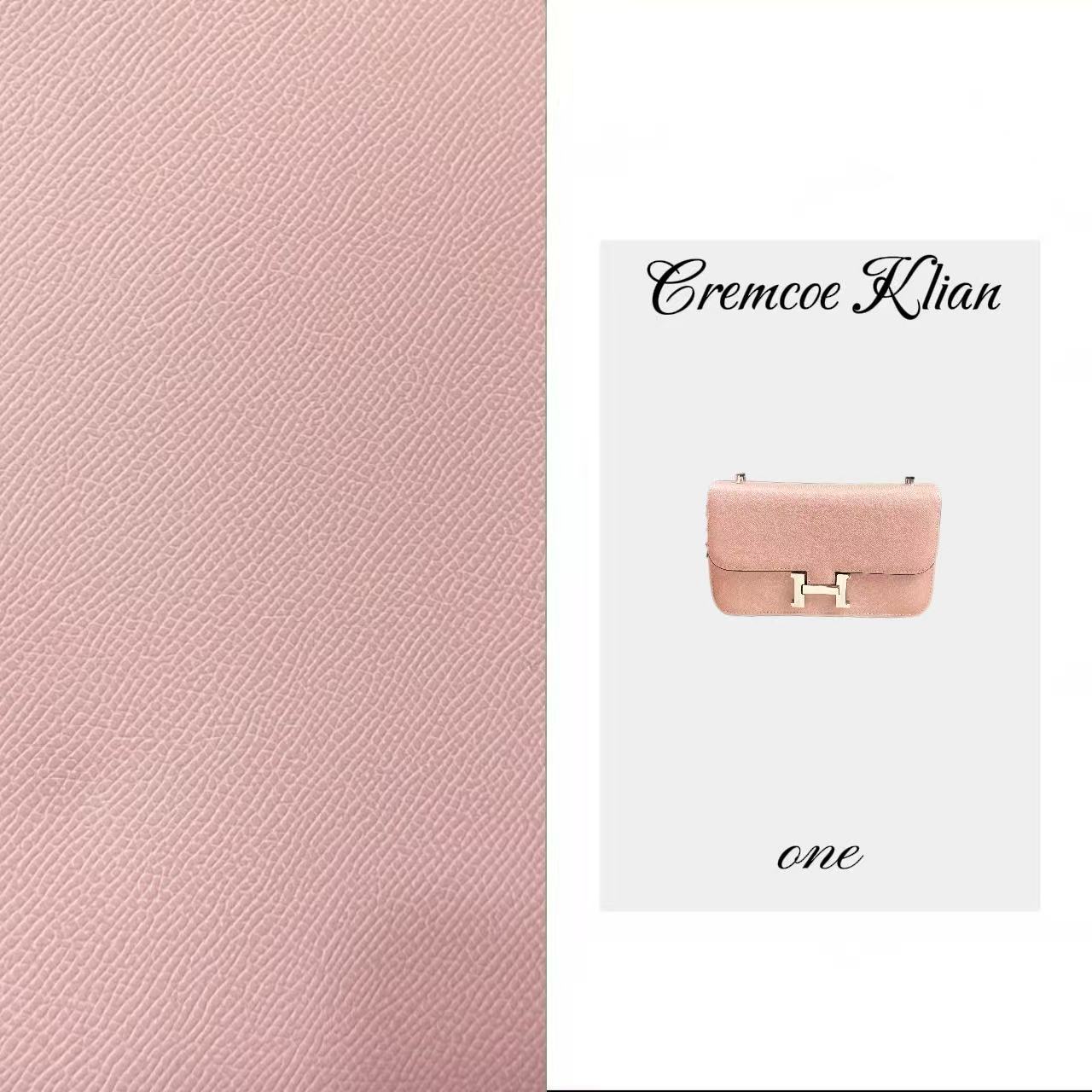 康康手掌纹5826藕荷粉横版26*7*16cm轻奢时尚百搭女士单肩包