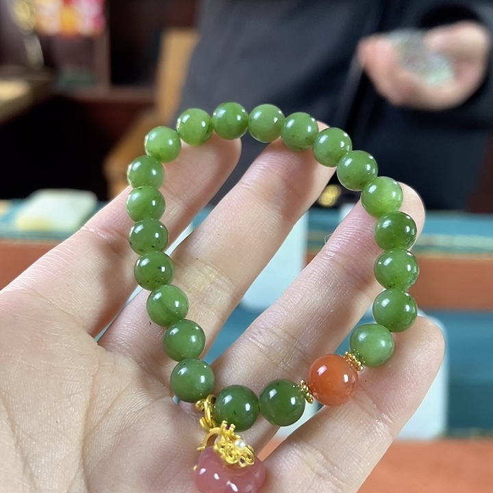 和田玉手串未镶嵌