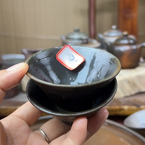 戬谷龙窑柴烧茶杯22