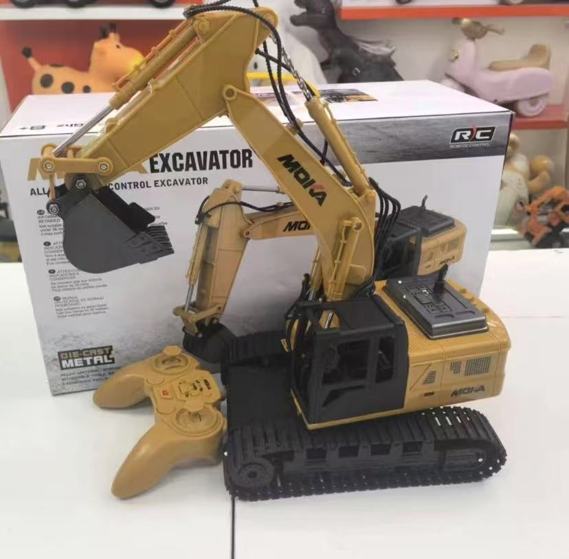 挖掘机挖土机玩具车勾机模型男孩玩具生日礼物