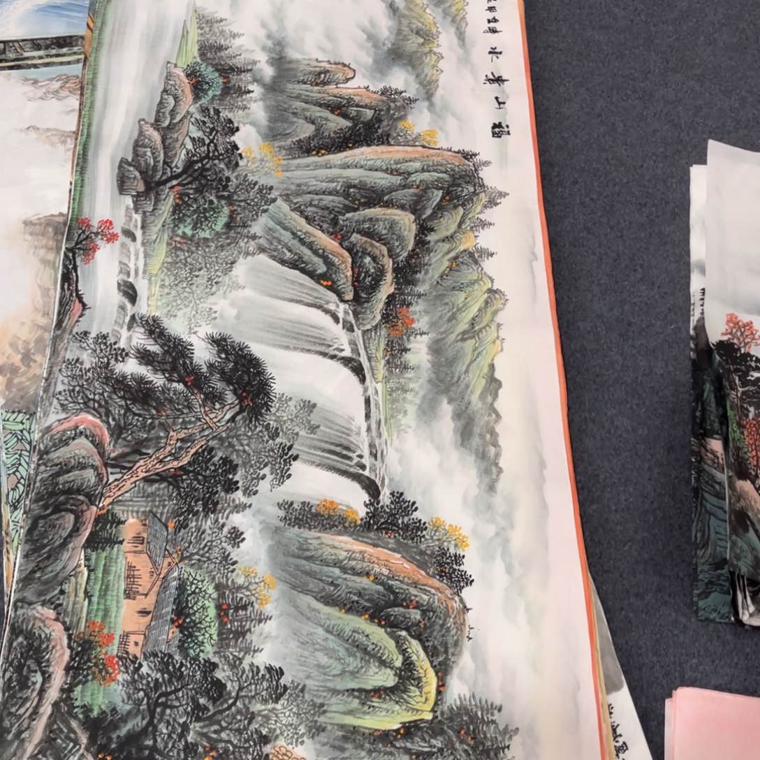 国画处理作品看好再拍哦