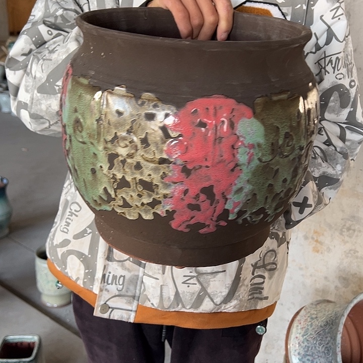 微瑕高度25厘米口径25厘米