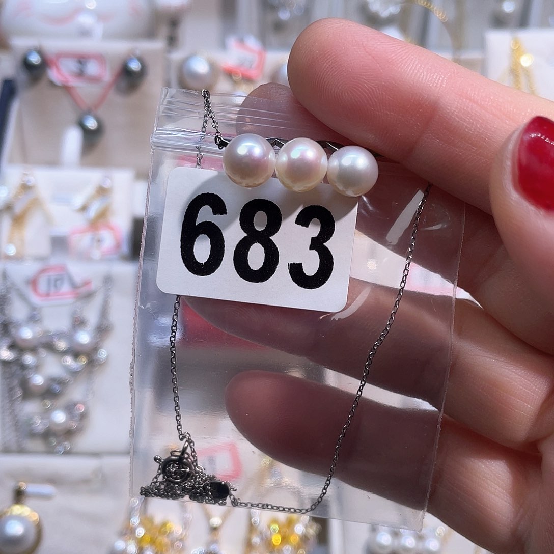 奶***子合金淡水珍珠耳饰