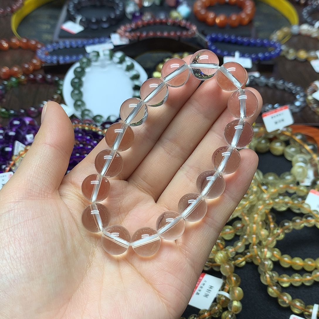 水晶手串未镶嵌亚*手链