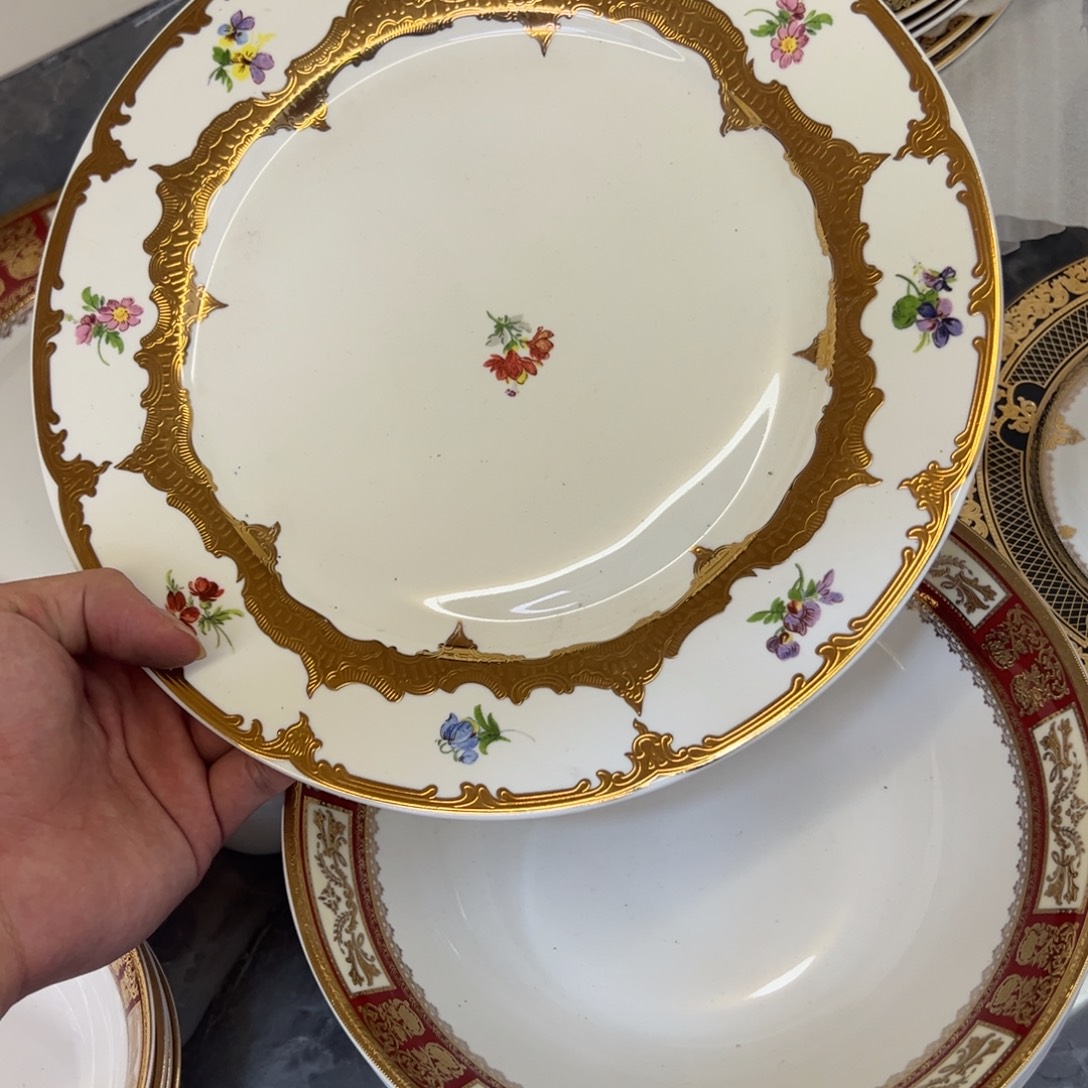 瓷片10.5寸平盘一个一单尾单