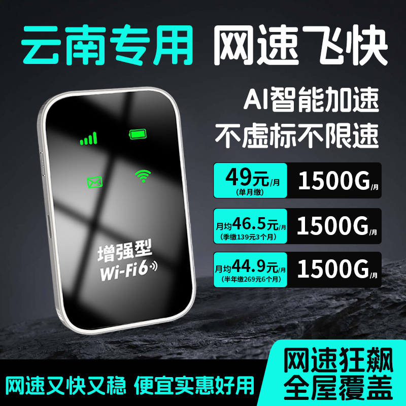 【云南专用】随身流量wifi6路由器户外车载移动新款官方随身wifi