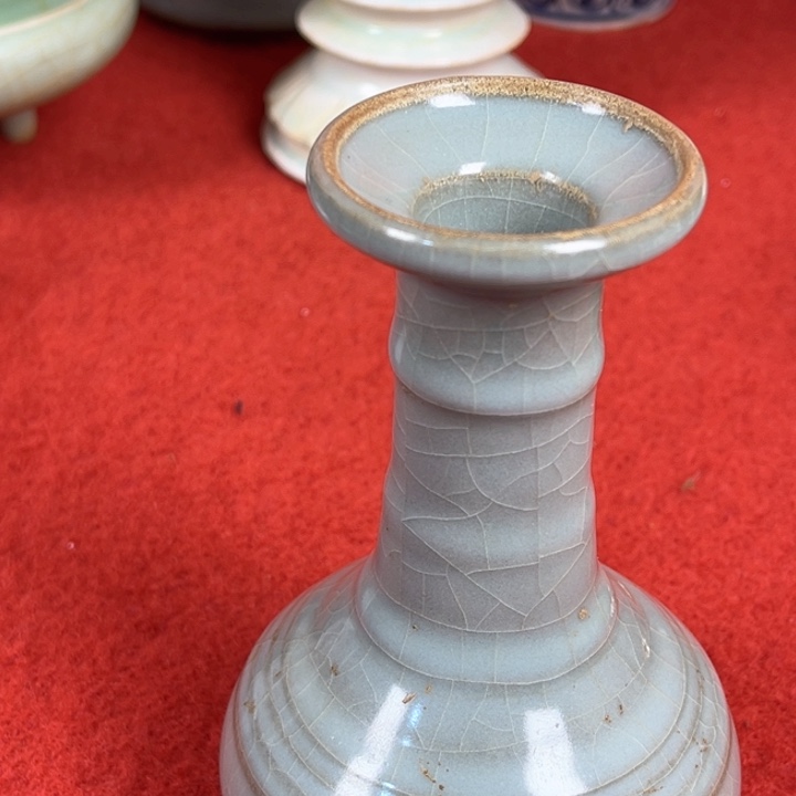 摆件永*龙泉窑长颈瓶一个