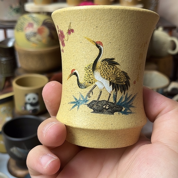 紫砂茶杯文淘紫砂主人杯高端茶器