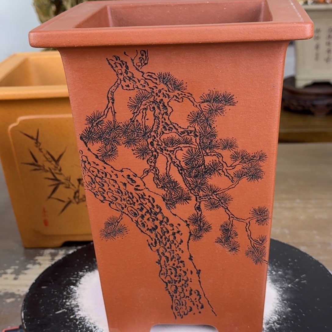 琞***溪紫砂花盆紫砂花盆