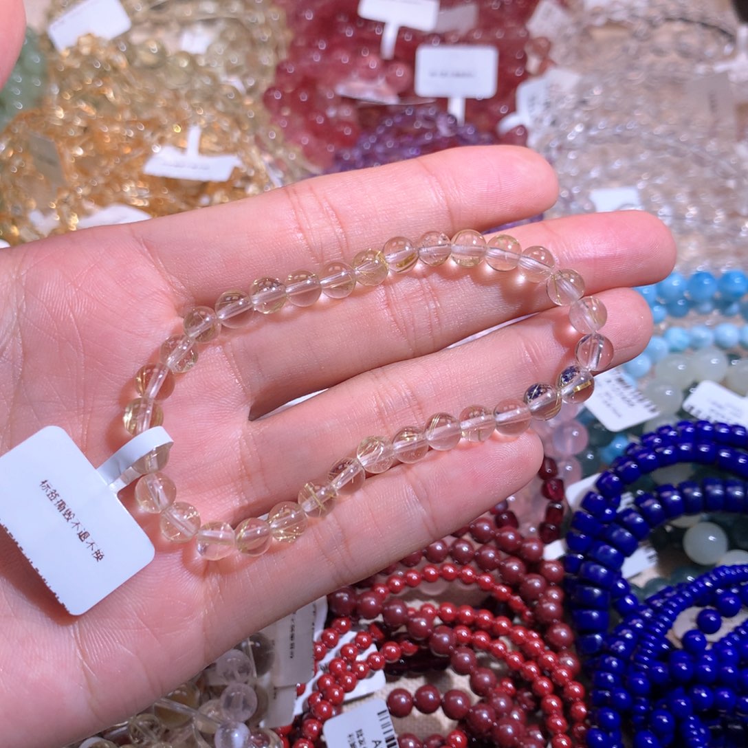 未镶嵌手链发晶金发晶