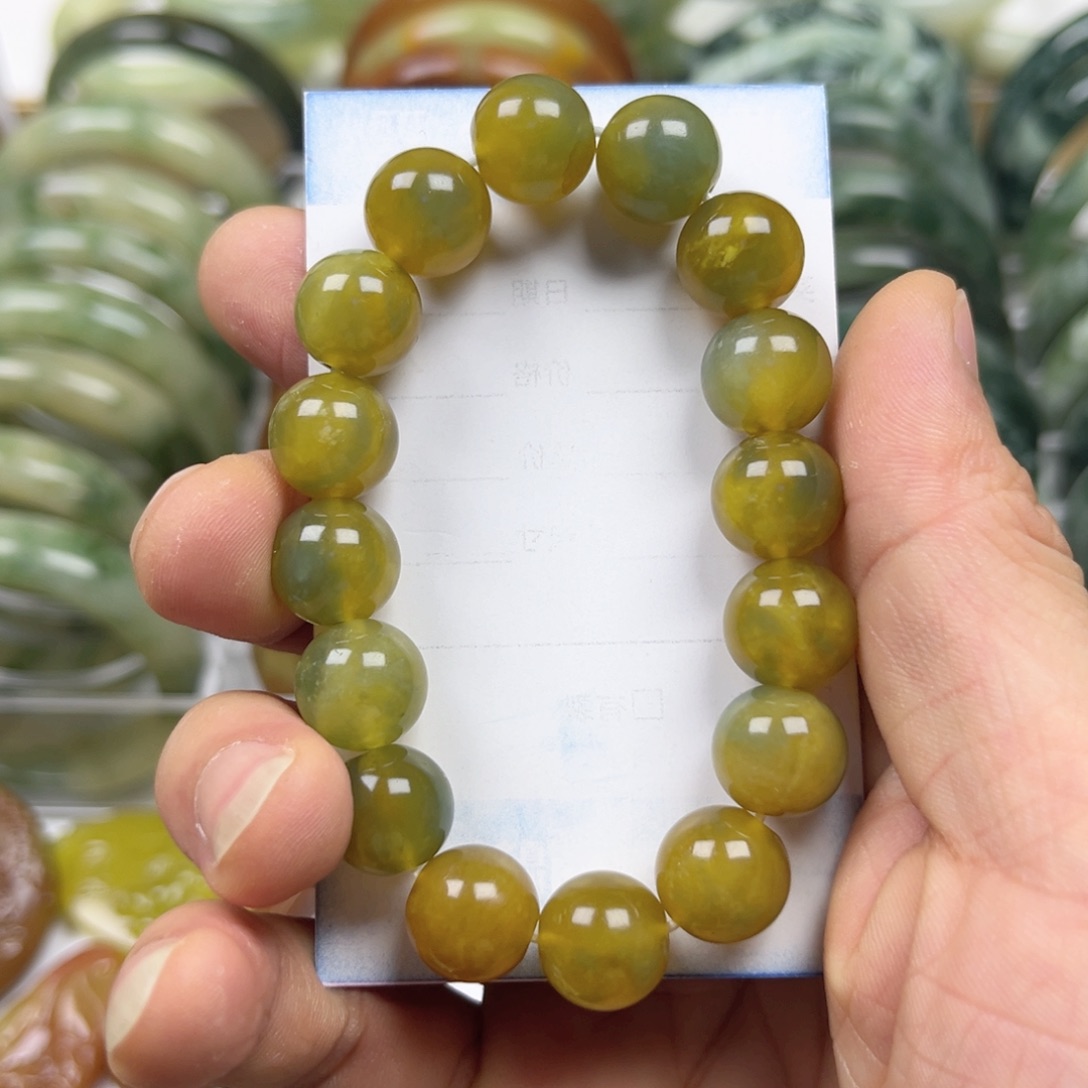 透闪石-蛇纹石玉手镯未镶嵌