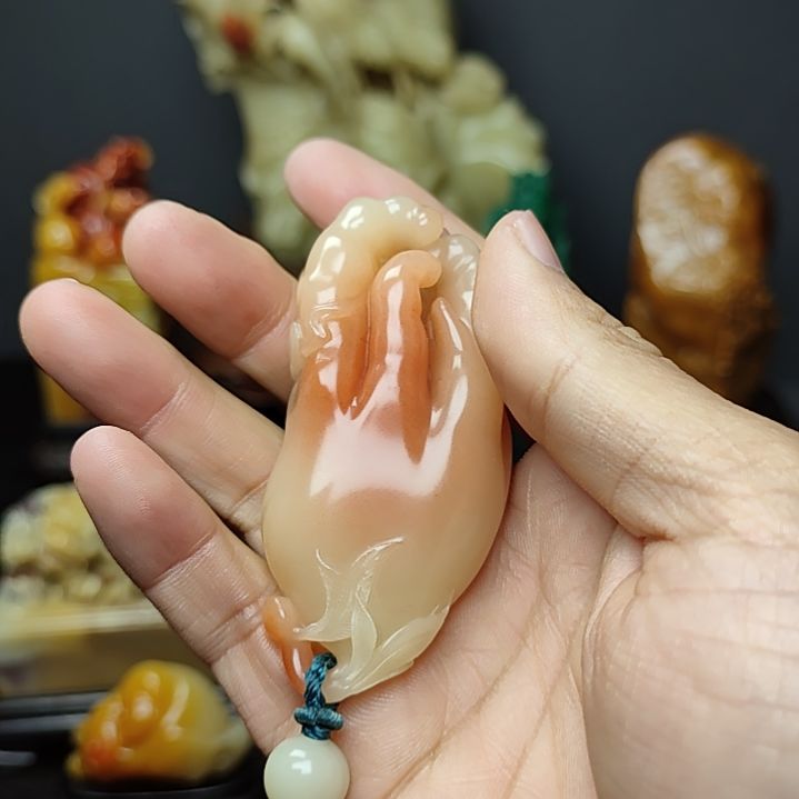 寿山石用****0寿山芙蓉石假一赔十