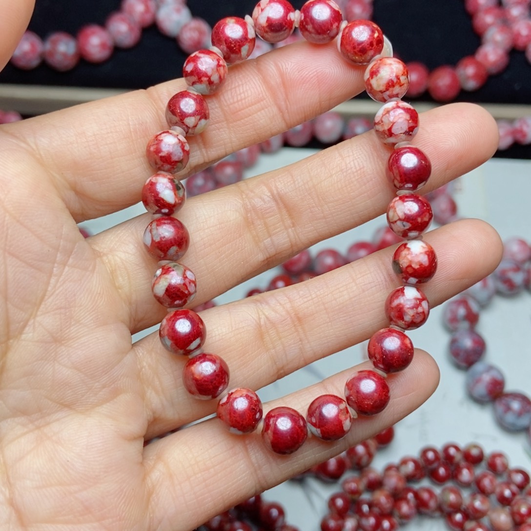 与***报天然辰砂朱砂原石卡7.8